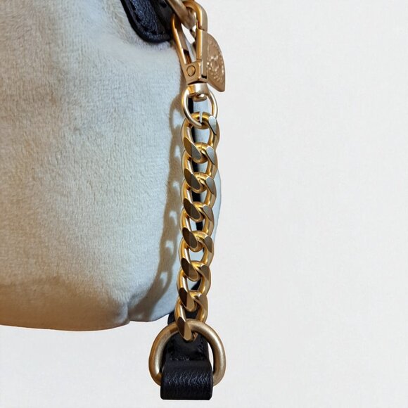 Juicy Couture the Key to Juicy Dome Satchel Crossbody White Brown NWT - Picture 12 of 16